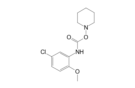 5-chloro-2-methoxycarbanilic acid, O-piperidino derivative