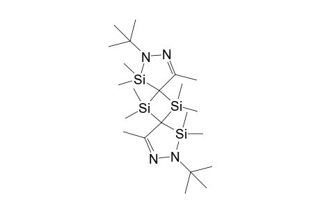 2,9-Di-tert.-butyl-1,1,4,6,6,8,8,11,12,12-decamethyl-2,3,9,10-tetraaza-1,6,8,12-tetrasiladispiro[4.1.4.l]dodeca-3,10-diene