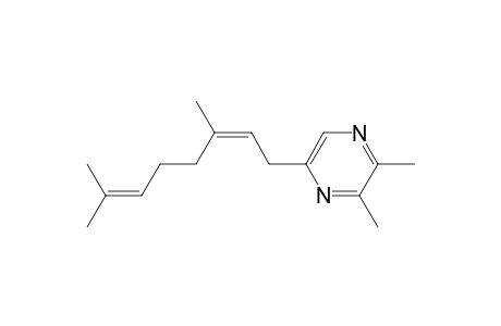 Pyrazine, 5-(3,7-dimethyl-2,6-octadienyl)-2,3-dimethyl-