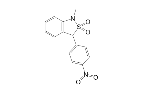 1-Methyl-3-(4-nitrophenyl)-3H-2,1-benzothiazole 2,2-dioxide