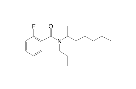 Benzamide, 2-fluoro-N-propyl-N-(hept-2-yl)-