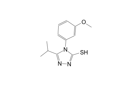 4-(3-Methoxyphenyl)-5-(propan-2-yl)-4H-1,2,4-triazole-3-thiol