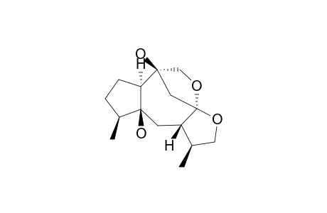 5-BETA,10-BETA-DIHYDROXY-(1-ALPHA-H,7-BETA-H,11-ALPHA-H)-GUAI-8(13),8(14)-DIEPOXIDE