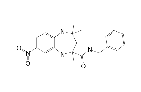 N-Benzyl-2,4,4-trimethyl-8-nitro-2,3,4,5-tetrahydro-1H-benzo[b][1,4]diazepine-2-carboxamide