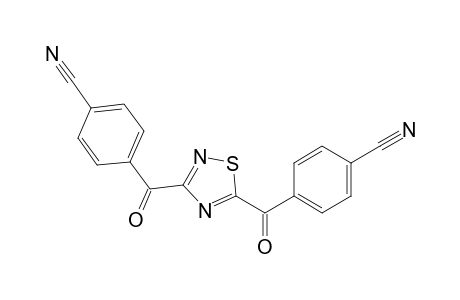 4-[5-(4-cyanobenzoyl)-1,2,4-thiadiazole-3-carbonyl]benzonitrile