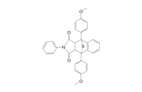 endo-1,2,3,4-Tetrahydro-1,4-bis(4-methoxyphenyl)-N-phenyl-1,4-epithionaphthaene 2,3-dicarboximide