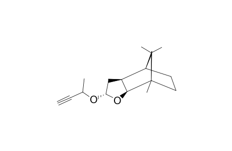 [2R-(2-ALPHA(R*),3A-ALPHA,4-BETA,7-BETA,7A-ALPHA)]-OCTAHYDRO-7,8,8-TRIMETHYL-2-(1-METHYL-2-PROPINYLOXY)-4,7-METHANOBENZOFURANE