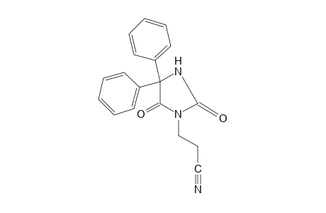 2,5-dioxo-4,4-diphenyl-1-imidazolidinepropionitrile