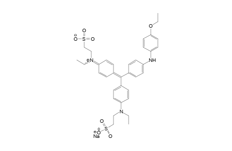 Methylium, [[(4-methoxy)amino]phenyl]bis[[methyl(sulfomethyl)amino]phenyl]-, monosodium salt