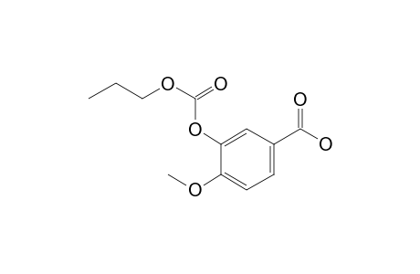 Isovanillic acid, o-(N-propyloxycarbonyl)-