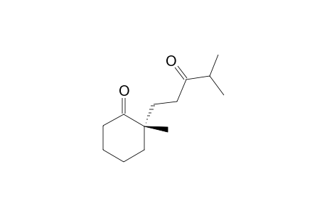 (2S)-2-Methyl-2-(4'-methyl-3'-oxopentyl)cyclohexan-1-one