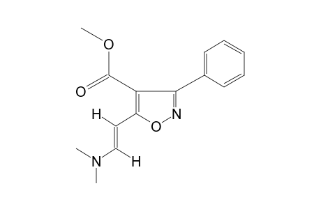 trans-5-[2-(DIMETHYLAMINO)VINYL]-3-PHENYL-4-ISOXAZOLECARBOXYLIC ACID, METHYL ESTER