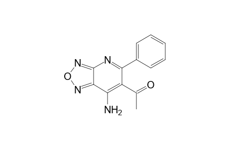 1-(7-amino-5-phenyl-furazano[3,4-e]pyridin-6-yl)ethanone