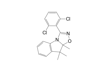 1,2,4-Oxadiazolo[4,5-a]indole, 3-(2,6-dichlorophenyl)-9,9a-dihydro-9,9,9a-trimethyl-