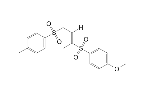 (E)-p-{[1-methyl-3-(p-tolylsulfonyl)propenyl)propenyl]sulfonyl}anisole