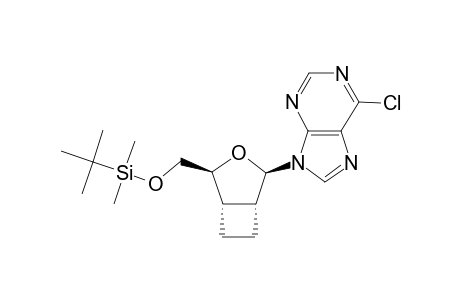 (1'R,2'R,4'S,5'S)-6-CHLORO-9-(4-TERT.-BUTYLDIMETHYLSILYLOXYMETHYL-3-OXABICYCLO-[3.2.0]-HEPT-2-YL)-9H-PURINE