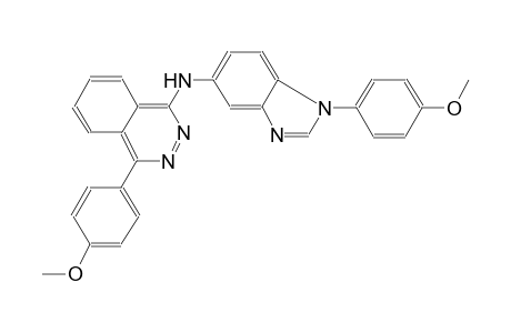 N-[1-(4-methoxyphenyl)-1H-benzimidazol-5-yl]-N-[4-(4-methoxyphenyl)-1-phthalazinyl]amine