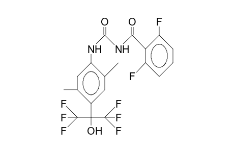 N-(2,6-Difluorobenzoyl)-N'-(2,5-dimethyl-4-[2-hydroxyhexafluoro-2-propyl]phenyl)urea