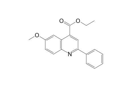 6-Methoxy-2-phenylcinchoninic acid, ethyl ester