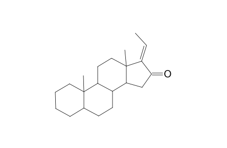 Pregn-17(20)-en-16-one, (5.alpha.,17E)-