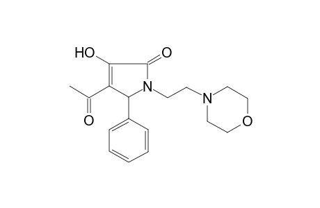 Pyrrol-2(5H)-one, 4-acetyl-3-hydroxy-1-[2-(4-morpholyl)ethyl]-5-phenyl-