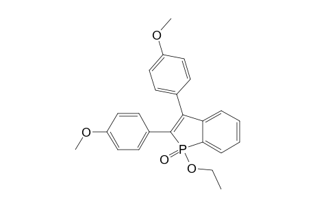 1-Ethoxy-2,3-bis(4-methoxyphenyl)-1H-phosphindole 1-oxide