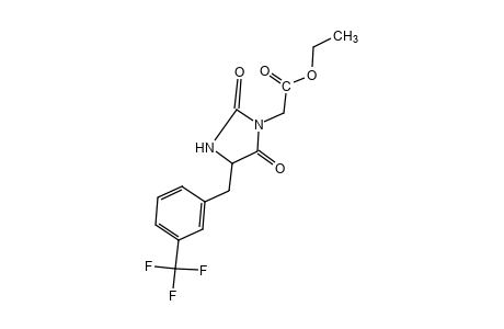 2,5-dioxo-4-[m-(trifluoromethyl)benzyl]-1-imidazolidineacetic acid, ethyl ester