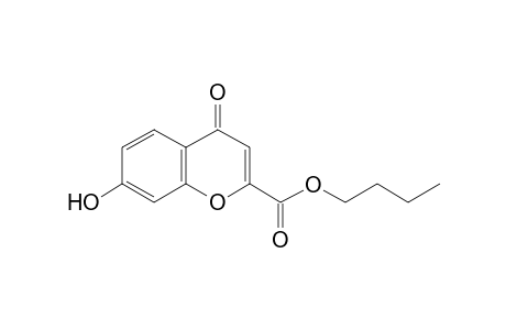 7-hydroxy-4-oxo-4H-1-benzopyran-2-carboxylic acid, butyl ester