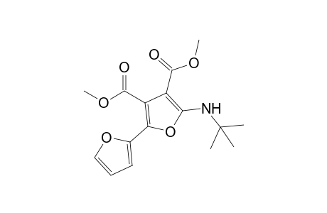 2-(tert-butylamino)-5-(2-furanyl)furan-3,4-dicarboxylic acid dimethyl ester