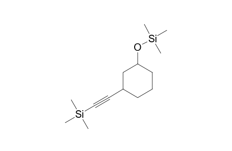 CYCLOHEXANOL, O-(TRIMETHYLSILYL)-3-(TRIMETHYLSILYL)ETHINYL-