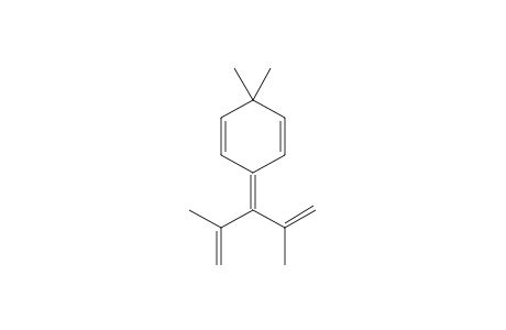 6-(1-isopropenyl-2-methyl-prop-2-enylidene)-3,3-dimethyl-cyclohexa-1,4-diene
