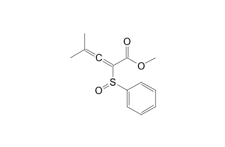 4-methyl-2-phenylsulfinyl-penta-2,3-dienoic acid methyl ester