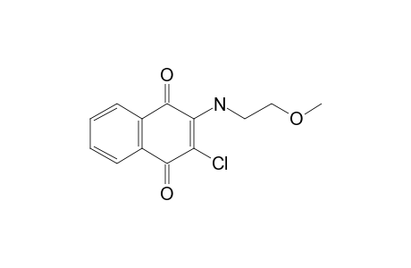 2-Chloro-3-[(2-methoxyethyl)amino]naphthoquinone