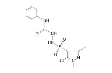 1-[(5-chloro-1,3-dimethylpyrazol-4-yl)sulfonyl]-4-phenylsemicarbazide