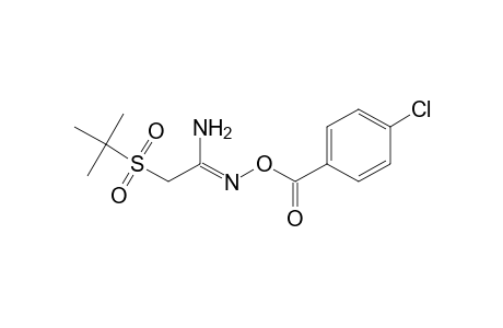 2-(tert-butylsulfonyl)-O-(p-chlorobenzoyl)acetamidoxime