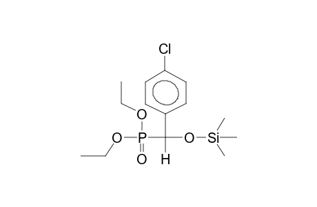 DIETHYL ALPHA-TRIMETHYLSILOXY-PARA-CHLOROBENZYLPHOSPHONATE