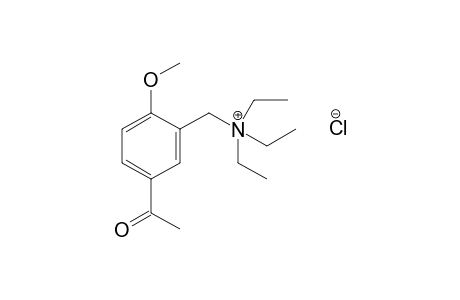 (5-acetyl-2-methoxybenzyl)triethylammonium chloride