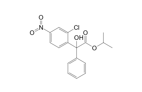 iso-Propyl .alpha.-hydroxy-.alpha.-(2-chloro-4-nitrophenyl)phenylacetate