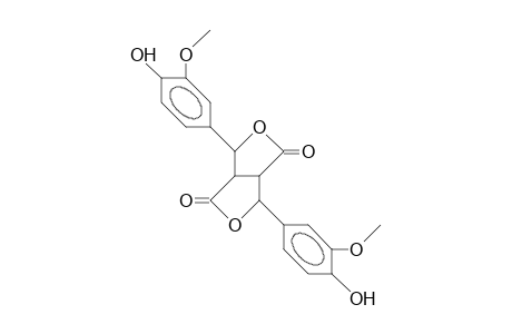 9,9'-Dihydroxy-pinoresinol dilactone