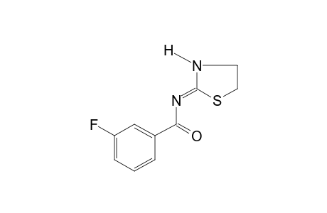 m-fluoro-N-(2-thiazolidinylidene)benzamide
