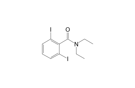 N,N-diethyl-2,6-bis(iodanyl)benzamide