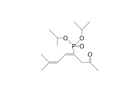 ((E)-4-Methyl-1-(2-oxopropyl)-1,3-pentadienyl)-phosphonsaeure-diisopropylester
