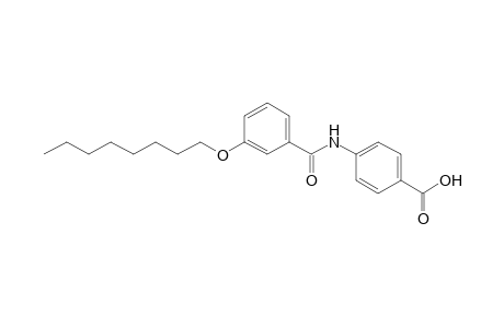 p-[m-(octyloxy)benzamido]benzoic acid