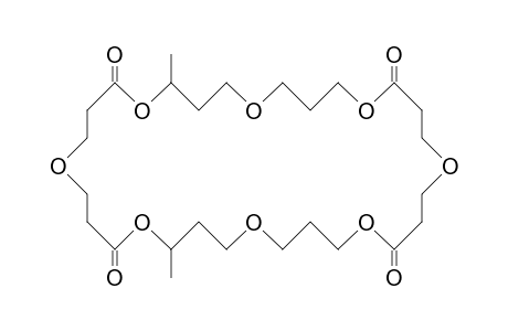 6,28-Dimethyl-1,5,9,13,17,21,25,29-octaoxa-cyclodotriacontane-4,14,20,30-tetrone