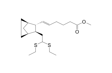 (1S,2R,3R,4R)-2-[6-METHOXYCARBONYLHEX-1E-ENYL]-3-(2,2-DIETHYLMERCAPTOETHYL)BICYCLO[2.2.1]HEPTANE