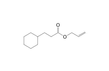 Cyclohexanepropionic acid allyl ester