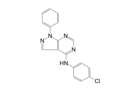 N-(4-Chlorophenyl)-1-phenyl-1H-pyrazolo[3,4-d]pyrimidin-4-amine