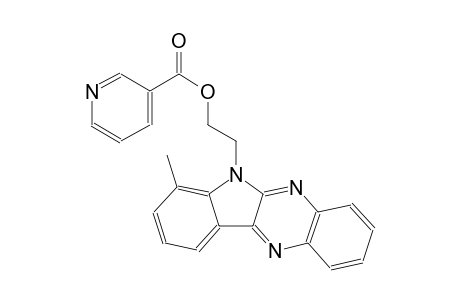 2-(7-methyl-6H-indolo[2,3-b]quinoxalin-6-yl)ethyl nicotinate