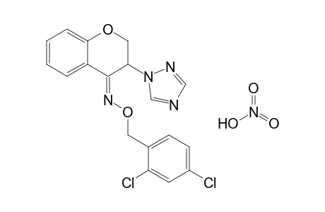 (Z)-2,3-Dihydro-3-(1H-1,2,4-triazol-1-yl)-4H-1-benzopyran-4-one O-(2,4-dichlorophenylmethyl)oxime nitrate