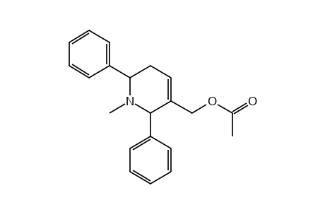 2,6-DIPHENYL-1-METHYL-1,2,5,6-TETRAHYDRO-3-PYRIDINEMETHANOL, ACETATE (ISOMER)